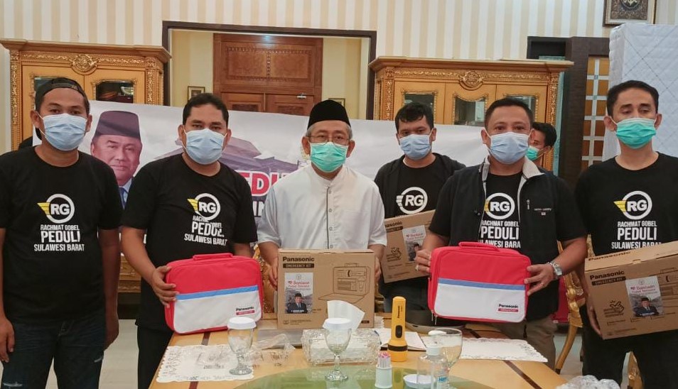 Rachmad Gobel Kirim Bantuan untuk Korban Gempa Sulbar